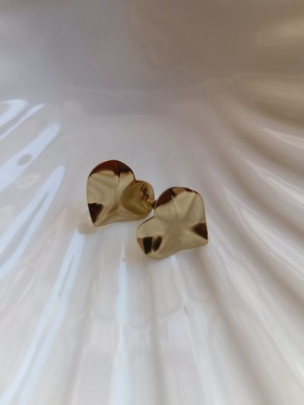 Aros corazón pétalo