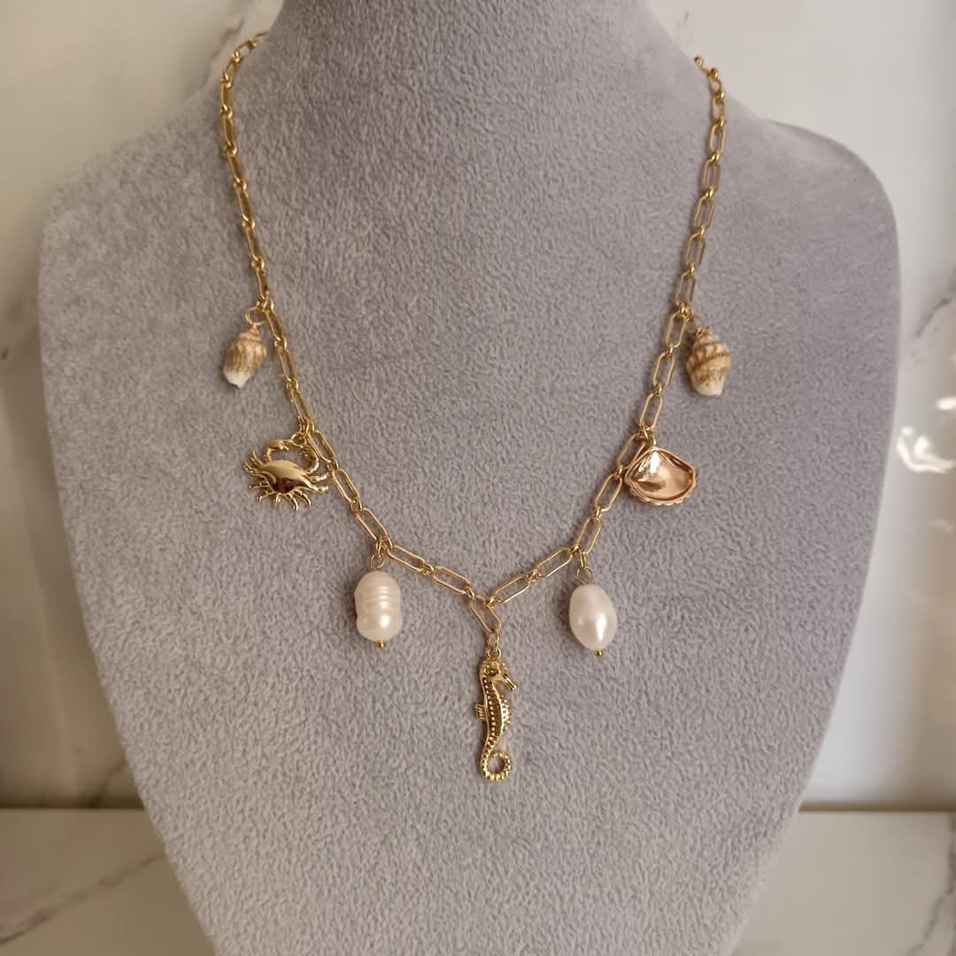 collar marino caballito de mar